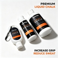 Craie liquide de gymnastique colorée, emballage personnalisé, craie liquide de gymnastique pour la vente au détail, le yoga, les clubs de gym, l'escalade, la musculation