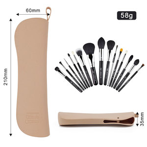 Source Usine Voyage En Plein Air De Qualité Alimentaire Silicone Pinceau De Maquillage Sac De Rangement Pratique Étanche Sac De Rangement - Product Image 2