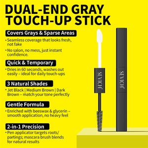 Sevich Temporanea Dei <span class=keywords><strong>Capelli</strong></span> della Tintura di Colore Dei <span class=keywords><strong>Capelli</strong></span> Touch Up Grigio per la Copertura di <span class=keywords><strong>Capelli</strong></span> Grigi - Product Image 3