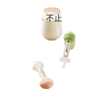 Alimentador de Bebé con Gotero, Tipo Cónico Pequeño, Libre de BPA, Silicona, 0-12 Meses, Rosa Claro, Verde Orquídea - Product Image 1