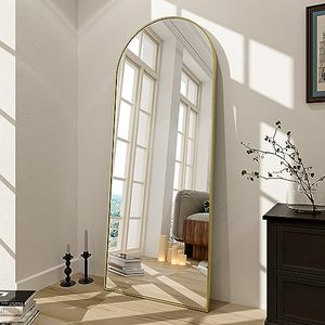 Trending Products Home Decor Modern Dressing Room Floor Mirror Glass for Home or Hotels Full Length Wall Hanging Leaning <b>Arched</b>-top 3~5mm FM Anniversary Custom Living Room Furniture - Product Image 2