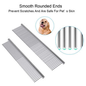 6.3*5.8cm pettine per capelli per cani Terminator pidocchi assortiti rosso giallo verde blu rosa libero pidocchi pettine in acciaio inox PP - Product Image 6