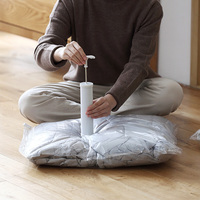 Sacs de rangement réutilisables sous vide sac de compression économiseur d'espace pour vêtements matelas couverture couettes oreillers couettes voyages