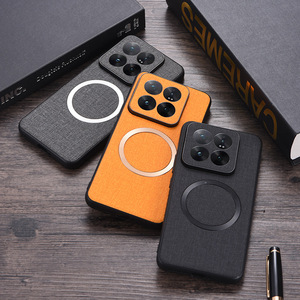 Coque de téléphone magnétique pour Xiaomi 15T, texture 14T Pro pour Xiaomi 14 Pro, coque de protection anti-chute - Product Image 3