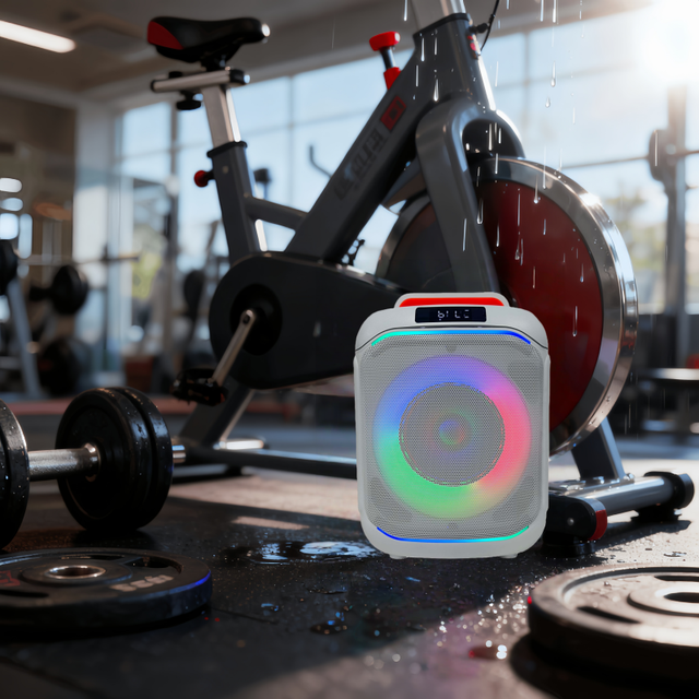 5.0 Wireless Speaker Box Rechargeable Battery Plastic Cabinet RGB LED Lighting 40W Output Power Built-in Mic Memory DJ OEM