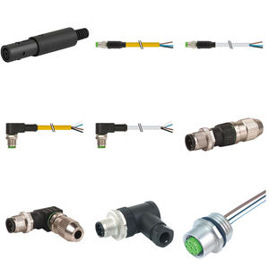 Conectores Circulares DIN 7024-12021-3210500 M12 Macho 0 con Cable F+B <span class=keywords><strong>PRO</strong></span>, TPE-<span class=keywords><strong>S</strong></span> 4x0.34 bu  robot+cadena de arrastre 5m - Product Image 2