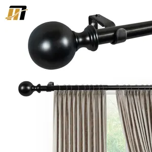 New Arrival Curtain Rods Steek Curtain Aluminum Pipe With Accessories Gold Curtain Rod