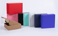 Boîtes d'expédition en carton ondulé imprimées avec logo personnalisé, boîte d'expédition couleur pleine pour l'emballage d'abonnements de collations