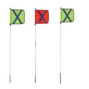<span class=keywords><strong>Fouet</strong></span> lumineux en fibre de verre, drapeau réfléchissant <span class=keywords><strong>X</strong></span>, lampes LED, avertissement de sécurité - Product Image 4