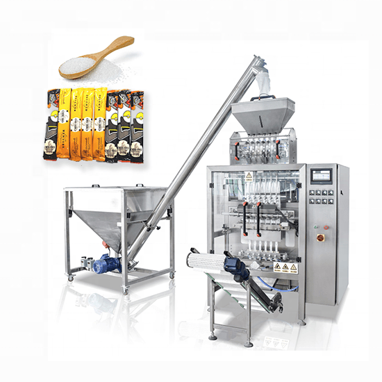 Высокоскоростная Многополосная машина для упаковки сахара 3g 5g 7g/автоматическая упаковочная машина для наполнения порошка кофе