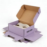 Boîtes d'expédition en carton ondulé personnalisées en gros, boîtes d'expédition personnalisées avec encre de soja pour chaussures et vêtements
