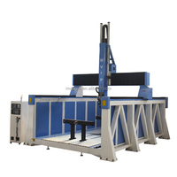Cadre solide personnalisé en usine MVIPCNC Grandes machines d'usinage CNC EPS à 5 axes pour sculpture sur mousse de gypse