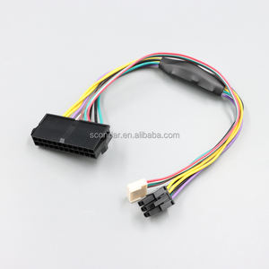 Câble d'alimentation 24 broches à 6 broches + 6 broches pour carte mère <span class=keywords><strong>HP</strong></span> Z230 <span class=keywords><strong>Z220</strong></span> SFF Adaptateur PSU ATX à carte mère <span class=keywords><strong>HP</strong></span> - Product Image 1