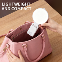 Lampu Video LED Selfie Ring Light Portabel Mini Tahan Lama Praktis untuk Fotografi dan Ponsel