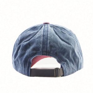 Gorra de Béisbol Personalizada Unisex para Exteriores, con Logotipo Bordado en 3D, Estilo Vintage Desgastado, Lona de Poliéster/Algodón, Hebilla Metálica - Product Image 6