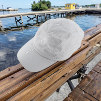 Casquettes de sport blanches à six pans, imperméables, respirantes, réglables, séchage rapide, pour la course à pied, légères, style streetwear