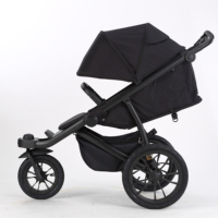 Poussette de jogging tout-terrain Ridge La poussette pour bébé peut s'asseoir et s'allonger à plat avec portabilité à trois roues