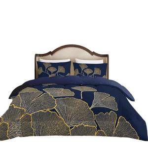 Ensemble de couette épaissie impression numérique 3D quatre saisons universel Double graisse couette trois pièces ensemble 200TC écologique maison - Product Image 5