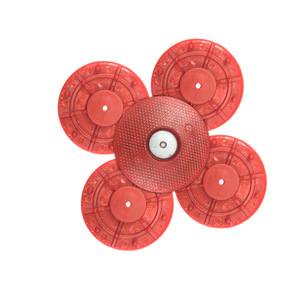 Plaquettes thermofusibles 65 mm en plastique PP rouge avec feuille de fer pour l'étanchéité des tunnels - Product Image 1