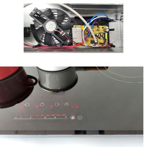 Appareils de cuisine encastrables, cuisinière à 3 brûleurs, plaque de cuisson infrarouge double brûleur en verre trempé 5800W - Product Image 3