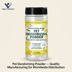 <span class=keywords><strong>Poudre</strong></span> désodorisante pour animaux de compagnie, shampoing sec pour tapis, éliminateur d'odeurs pour chiens, chats, lapins, sans parfum, arôme citron, flacon doseur 300g - Product Image 5