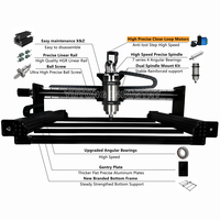 Machine CNC QueenAnt 1325 1610 avec kit complet de vis à billes, routeur CNC pour le bois, découpe MDF, fabrication de meubles, machine de fraisage CNC