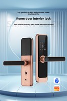 Serrure de porte intelligente à empreinte digitale haute sécurité pour hôtel et maison, avec carte mémoire, pour porte en acier
