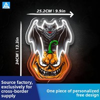 Lumières néon LED pour le commerce électronique transfrontalier, logos personnalisés, lettres lumineuses flexibles, décoration d'Halloween, bureau