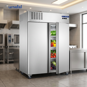 Furnotel Attrezzatura per la Refrigerazione Commerciale Congelatore Verticale a <span class=keywords><strong>Doppia</strong></span> Porta <span class=keywords><strong>Frigorifero</strong></span> Commerciale Verticale - Product Image 1