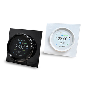 Beca BAC-2007 1,6 pouces 400*400 TFT Unité de ventilo-convecteur 2 tuyaux 4 tuyaux Vanne motorisée 0-10V Bouton intelligent <span class=keywords><strong>Thermostat</strong></span> Wifi - Product Image 2
