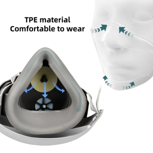 Masque anti-poussière certifié CE, fabriqué sur mesure, filtre 3200, respirant, pour l'exploitation minière du charbon, masque industriel anti-poussière, réutilisable. - Product Image 2