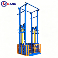 Ascenseur de marchandises hydraulique TAIGANG, commande électrique à distance, taille personnalisable, capacité de charge 1000 kg, multi-étages 16 m