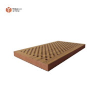 WINEGO Panel de pared acústico perforado con amortiguación de sonido Materiales de melamina insonorizados Panel acústico perforado con reducción de ruido