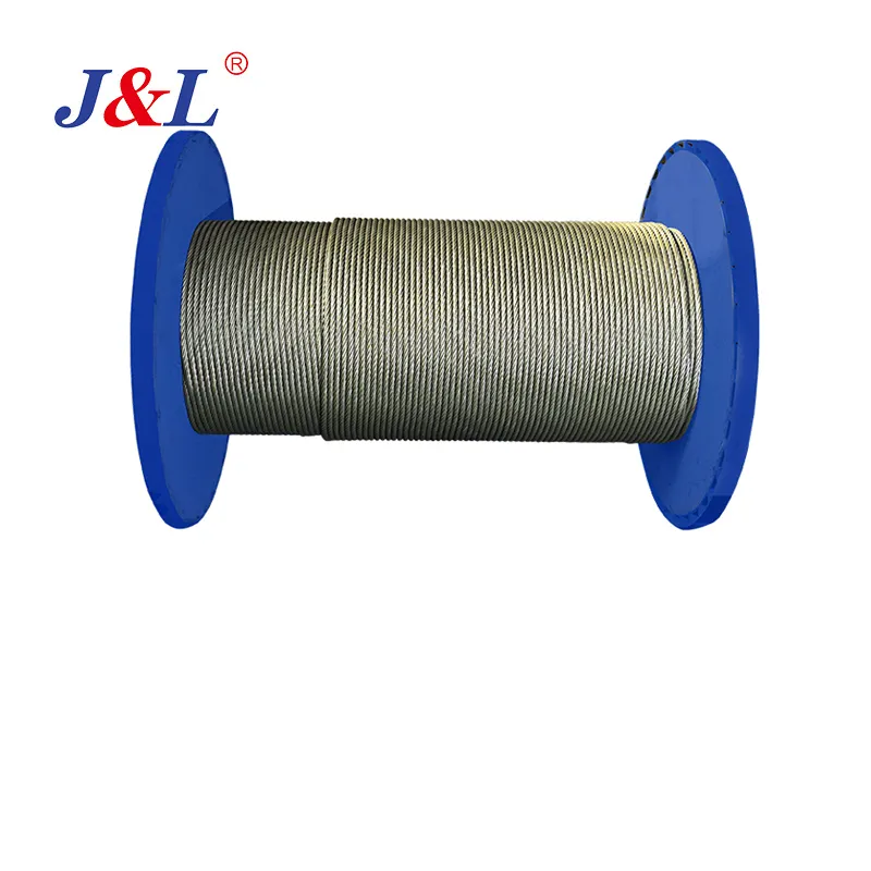 Julisling filo di acciaio filo rotondo corda 32mm 20mm 44mm 6*7 + FC 6*7 + IWS utilizzato nel sollevamento di argano albero inclinato