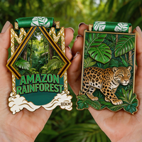 Medallas Deportivas Personalizadas de Metal para Corredores de Maratón con Cinta