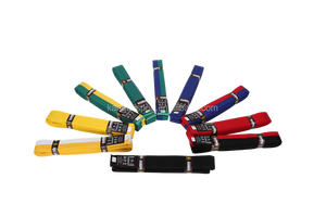 Cinturón de <span class=keywords><strong>Karate</strong></span> de Judo y Taekwondo de doble color de alta calidad - Product Image 2