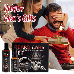 ชุดล้างห<span class=keywords><strong>น</strong></span>วดเคราและน้ำมั<span class=keywords><strong>น</strong></span>บำรุง แบรนด์ส่วนตัว ชุดของขวัญสำหรับล้างหนวด<span class=keywords><strong>เครา</strong></span> ควบคุมผมชี้ฟู บำรุงด้วยบาล์มสำหรับดูแลหนวด<span class=keywords><strong>เครา</strong></span>สำหรับผู้ชาย - Product Image 6