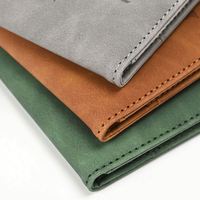 Logo Kustom Fashion PU Kulit Penutup Paspor Dompet Perjalanan Gesper Magnetik RFID Blocking Anti-Pencurian 9 Warna Kartun