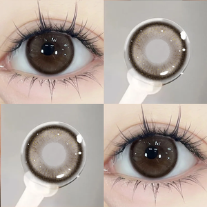 Haipurecon <span class=keywords><strong>Lentilles</strong></span> <span class=keywords><strong>de</strong></span> <span class=keywords><strong>contact</strong></span> <span class=keywords><strong>annuelles</strong></span> cosmétiques <span class=keywords><strong>de</strong></span> marque distributeur OEM couleur naturelle 14mm couleur sans dioptries couleur naturelle annuelle - Product Image 2