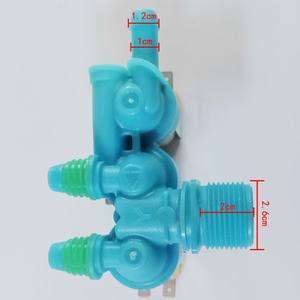 Válvula de agua para lavadora Samsung DC62-00266E, interruptor solenoide de entrada de 2.6cm x 2cm x 1.2cm, accesorio de plástico - Product Image 1