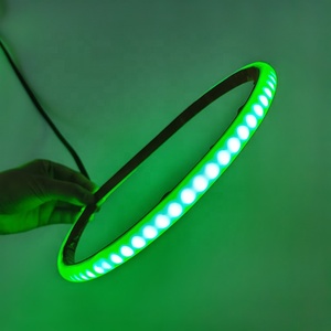 Bande lumineuse LED flexible 24 pouces Flow RGB LED Lights APP Control <span class=keywords><strong>4</strong></span> Outputs Car Lights - Product Image 1