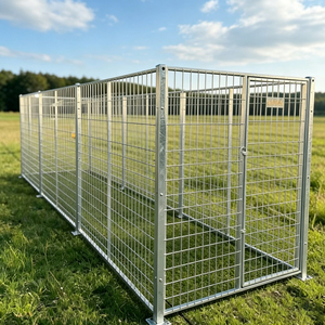 Cage <span class=keywords><strong>pour</strong></span> <span class=keywords><strong>chien</strong></span> multifonctionnelle en métal grillagé, grande <span class=keywords><strong>enclos</strong></span> <span class=keywords><strong>pour</strong></span> <span class=keywords><strong>chien</strong></span>, clôture en fil métallique <span class=keywords><strong>pour</strong></span> intérieur et extérieur - Product Image 5