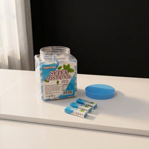 Lot de <span class=keywords><strong>chewing</strong></span>-gums en conserve, <span class=keywords><strong>chewing</strong></span>-gums à la menthe <span class=keywords><strong>avec</strong></span> motifs, vente en gros et directe d'usine - Product Image 1