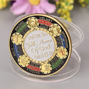 אתגר מותאם אישית מטבעות סגסוגת אבץ 2d 3d אמייל לוגו אוסף מטבעות פליז מזכרות נחושת מטבע ישן - Product Image 3