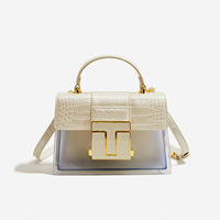 Tas Selempang Kecil PU yang Dapat Disesuaikan untuk Wanita, Tas Tangan Fashion untuk Penggunaan Sehari-hari & Belanja