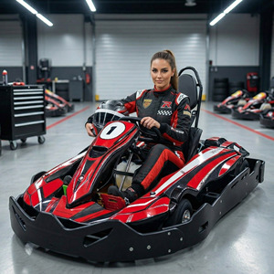 Kart de course pour adultes 200cc pour moteur à essence GX200 6.5HP, pour sports de plein air et parcs d'attractions, vitesse maximale de 60 km/h - Product Image 1
