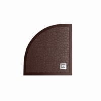 Receveur de douche rectangulaire moderne de luxe Raison, personnalisé, avec installation facile, en résine SMC, pour hôtels et salles de bain