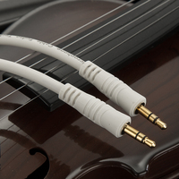 Câble audio auxiliaire stéréo 3,5 mm 3 pôles - Cuivre OFC blindé haute résistance pour ordinateur