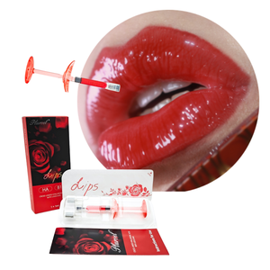 Remplisseur de lèvres rouge de haute qualité 1 ml, <span class=keywords><strong>acide</strong></span> <span class=keywords><strong>hyaluronique</strong></span> réticulé VB12, volumateur naturel pour l'<span class=keywords><strong>augmentation</strong></span> des lèvres - Product Image 2