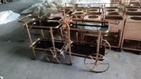 Chariot de service mobile en bois de luxe Southbay C6223 pour hôtel et restaurant